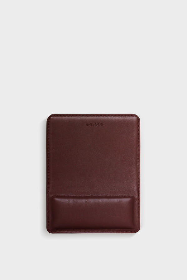 Mouse Pad in Smooth Burgundy