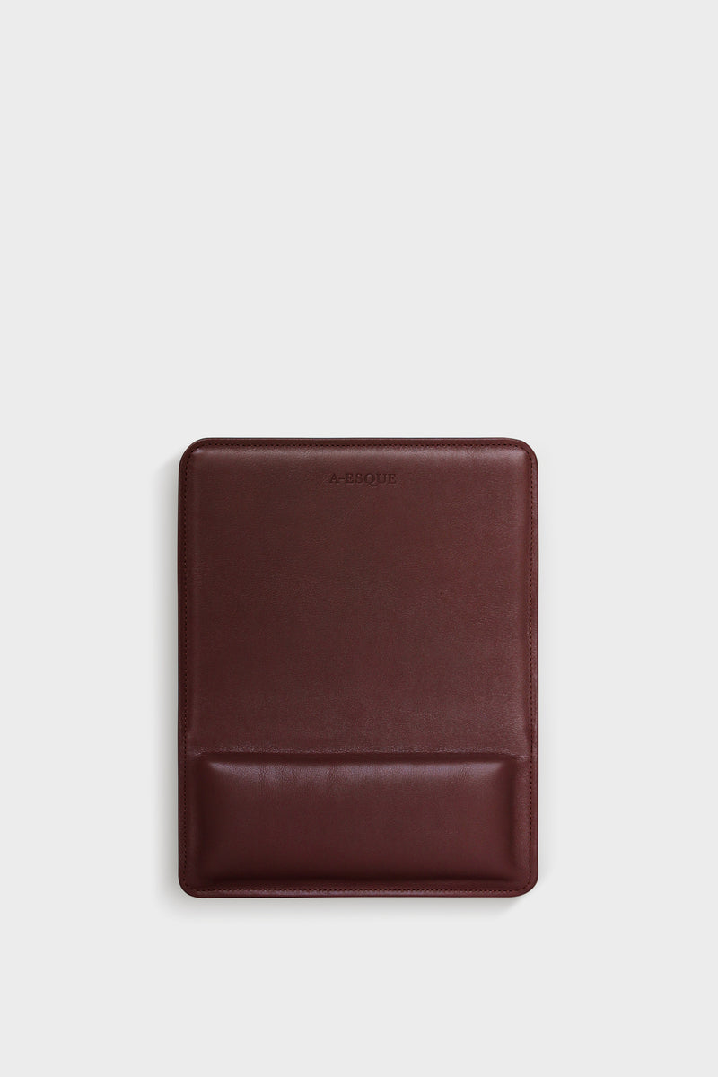 Mouse Pad in Smooth Burgundy