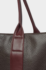 Grocer Deluxe Tote Bag in Dark Brown