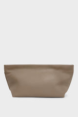 Trapezoid Clutch in Grain Elephant