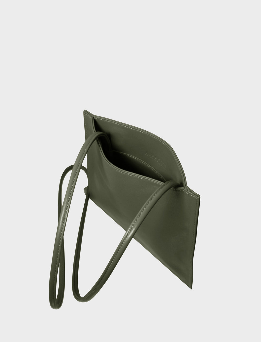 Pocket Crossbody Purse in Smooth Khaki