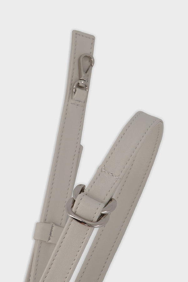 Adjustable Leather Strap Off White