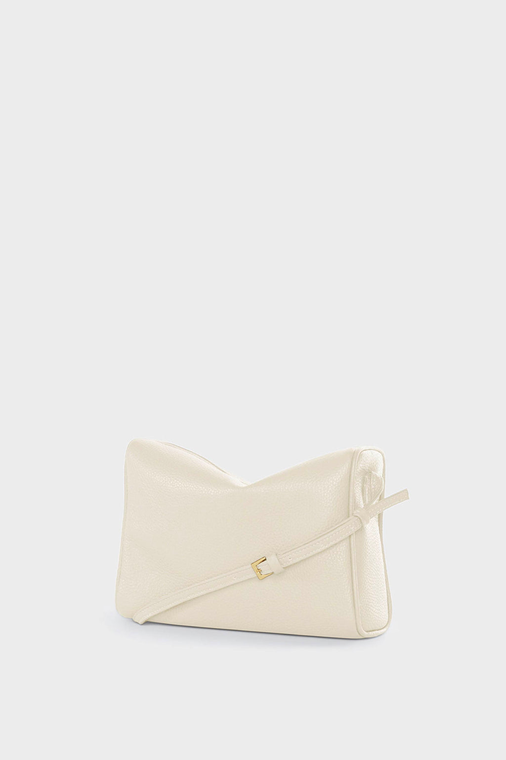 Barrel Shoulder Bag Grain White Wash