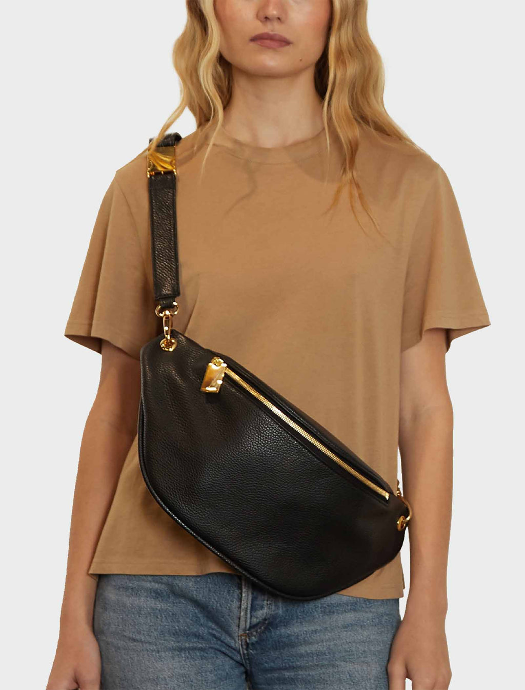 Creators Crescent Bum Bag in Black