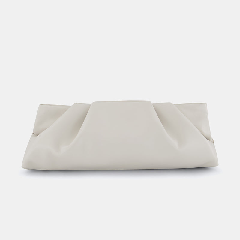 Fold Clutch Smooth Off White