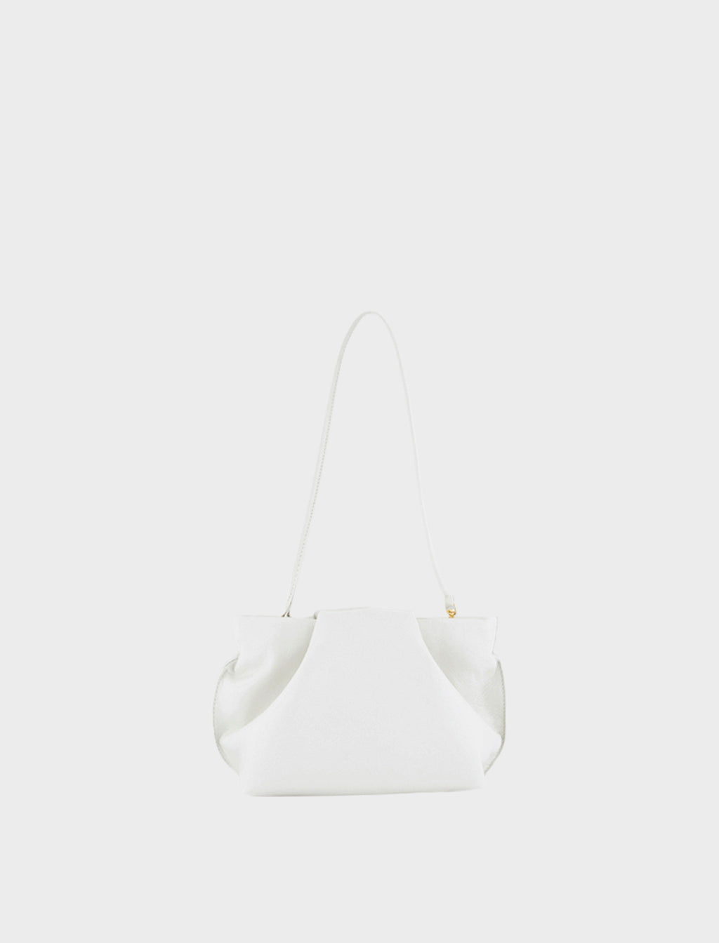 Fold Clutch Mini in Smooth Off White