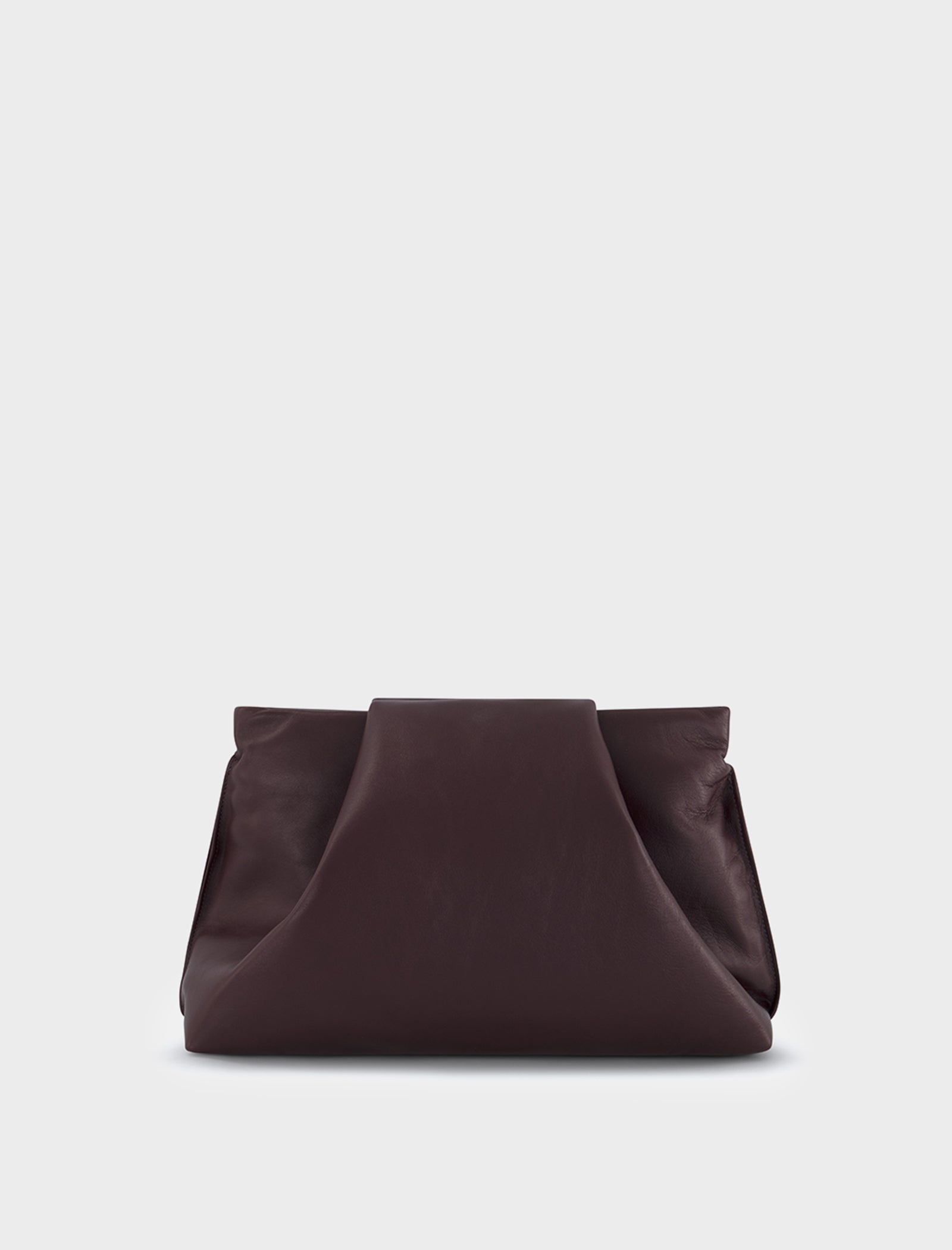 Burgundy Clutch | Leather | Handmade | Australian | A-ESQUE