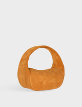 Mini Halo Bag in Suede Tan