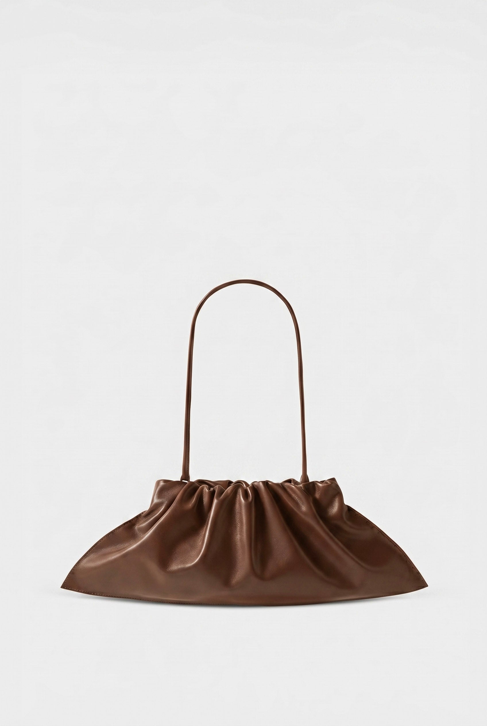 Mini Cloud Clutch in Smooth Chestnut