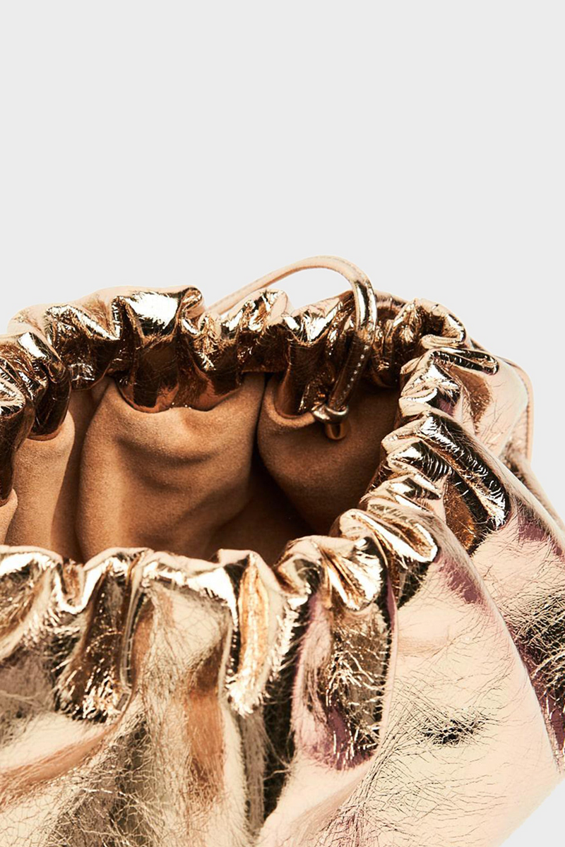 Puffa in Metallic Gold