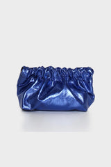 Mini Mellow Clutch in Metallic Bluebird