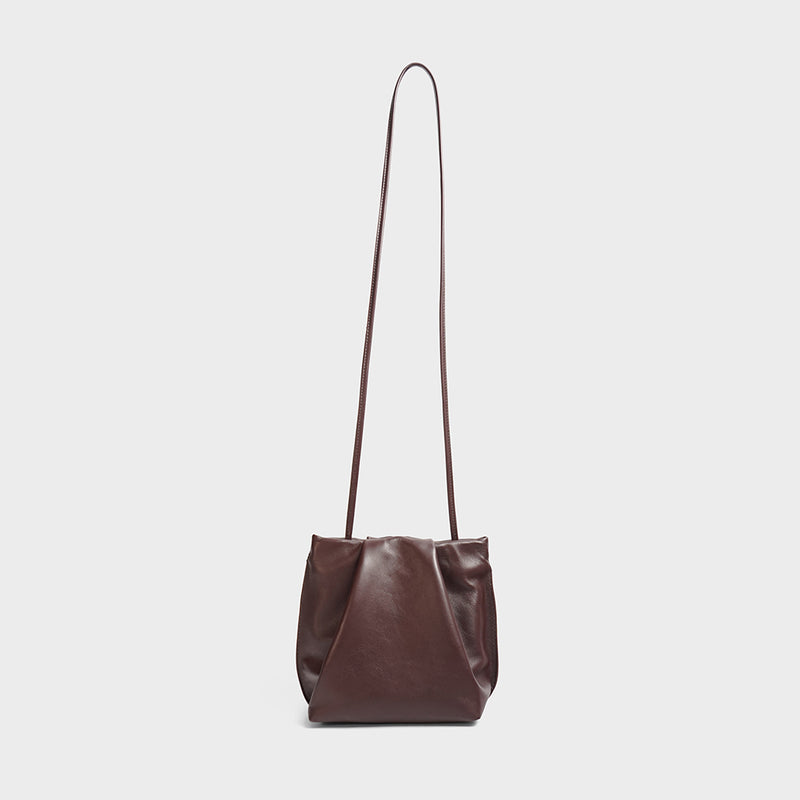 Fold Square Smooth Burgundy
