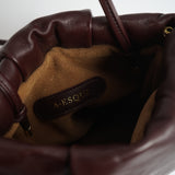 Fold Square Smooth Burgundy